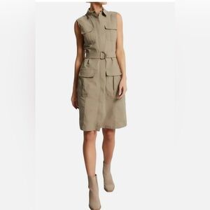 ANATOMIE WOMEN'S mallory utility dress sz L
Stone